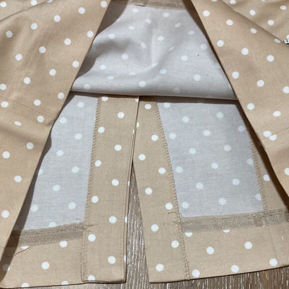 J crew tan and white polkadotted pencil skirt size 4 - Picture 7 of 7